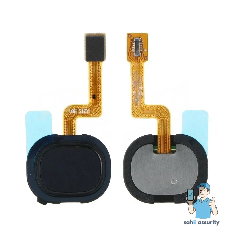 Fingerprint Sensor with Flex Cable for Samsung Galaxy A21s Black